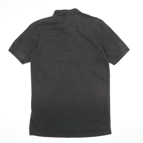 Adidas Men's Black Polo Shirt Size M Cotton
