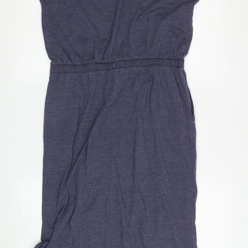 s.Oliver Women's Blue Midi T-Shirt Dress Size 10