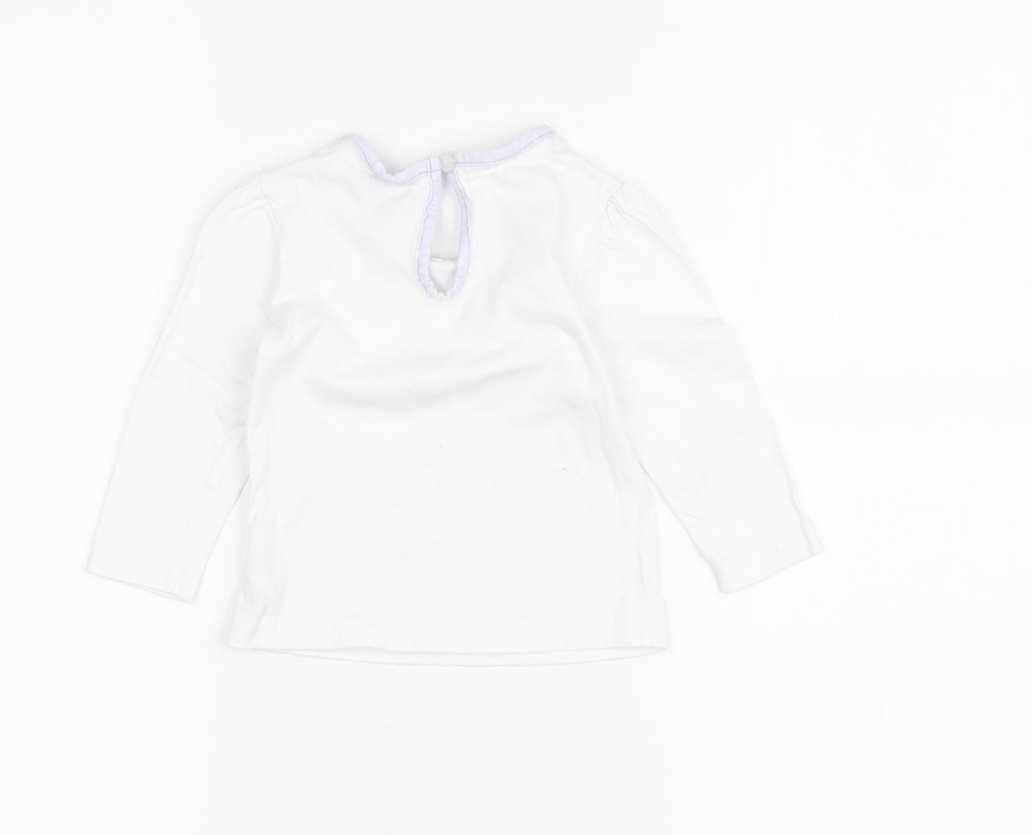 Jasper Conran White T-Shirt, Unisex 12-18 Months, Graphic Print