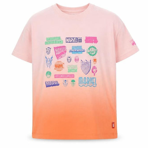 Marvel Pink Graphic T-Shirt for Girls 7-8 Years
