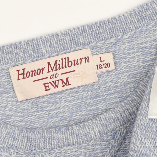 Honor Millburn Women's Blue Pullover Jumper Size L