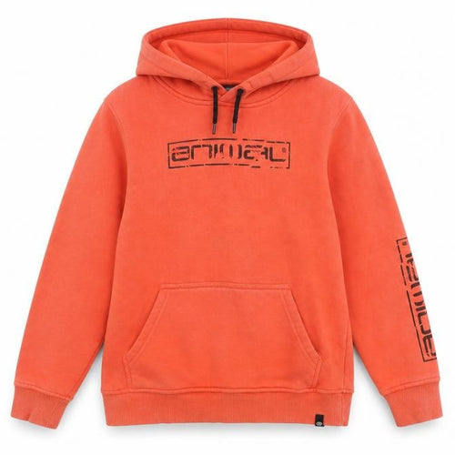 Animal Boys Orange Hoodie 9-10 Years Fleece Pullover