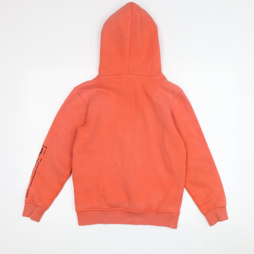 Animal Boys Orange Hoodie 9-10 Years Fleece Pullover