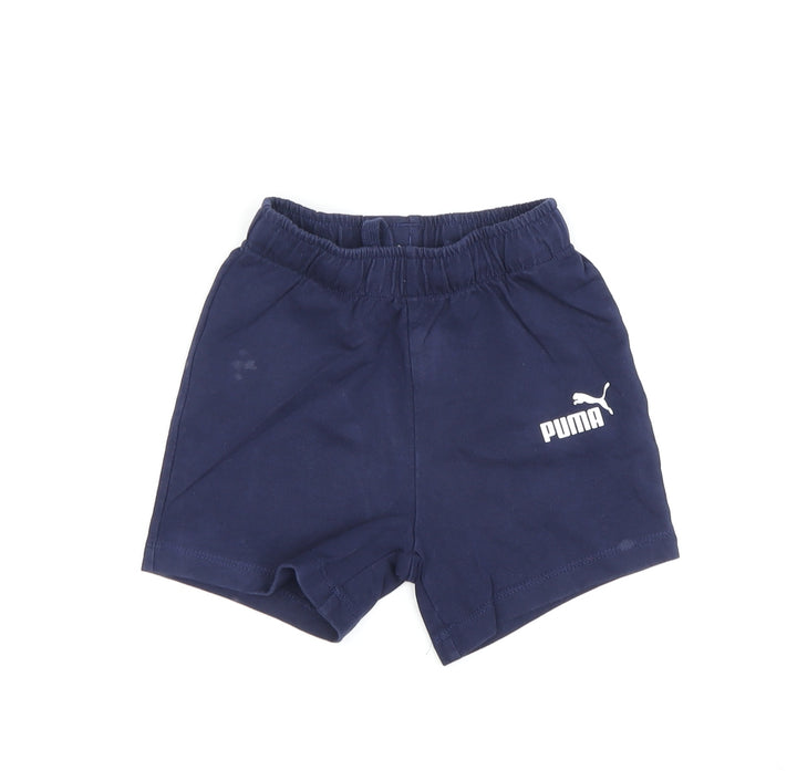 Puma Blue Baby Shorts, Unisex, 12-18m, Cotton, Play