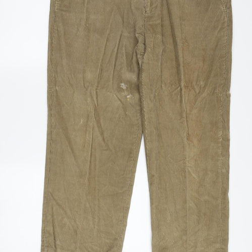 Austin Reed Men's Brown Corduroy Trousers, 34