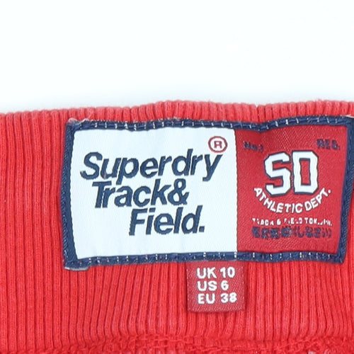 Superdry Women’s Red Jogger Trousers Size 10