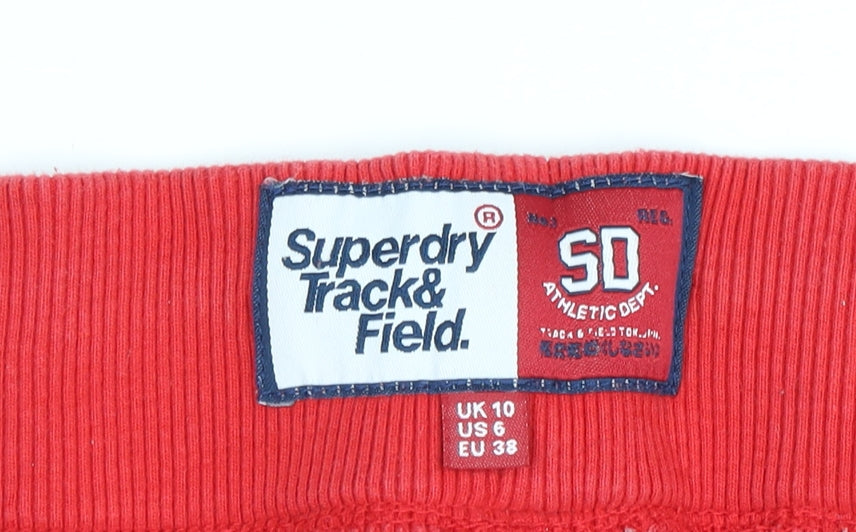Superdry Women’s Red Jogger Trousers Size 10