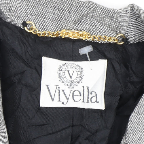 Viyella Women's Grey Blazer, Size 12, Business Attire