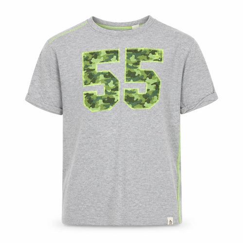 Penguin Grey Boys T-Shirt 12-13 Years, Graphic Print, Lightweight