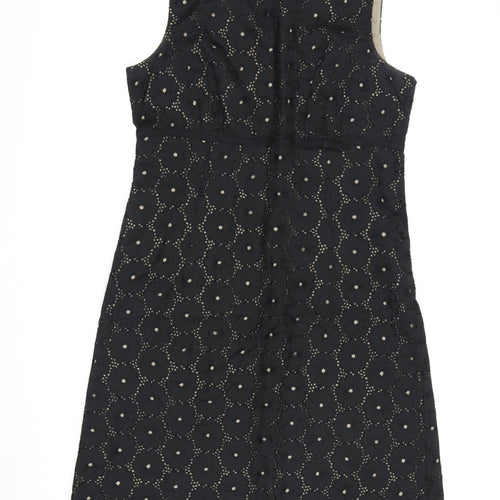 Laura Ashley Black Women's Sheath Dress, Size 12