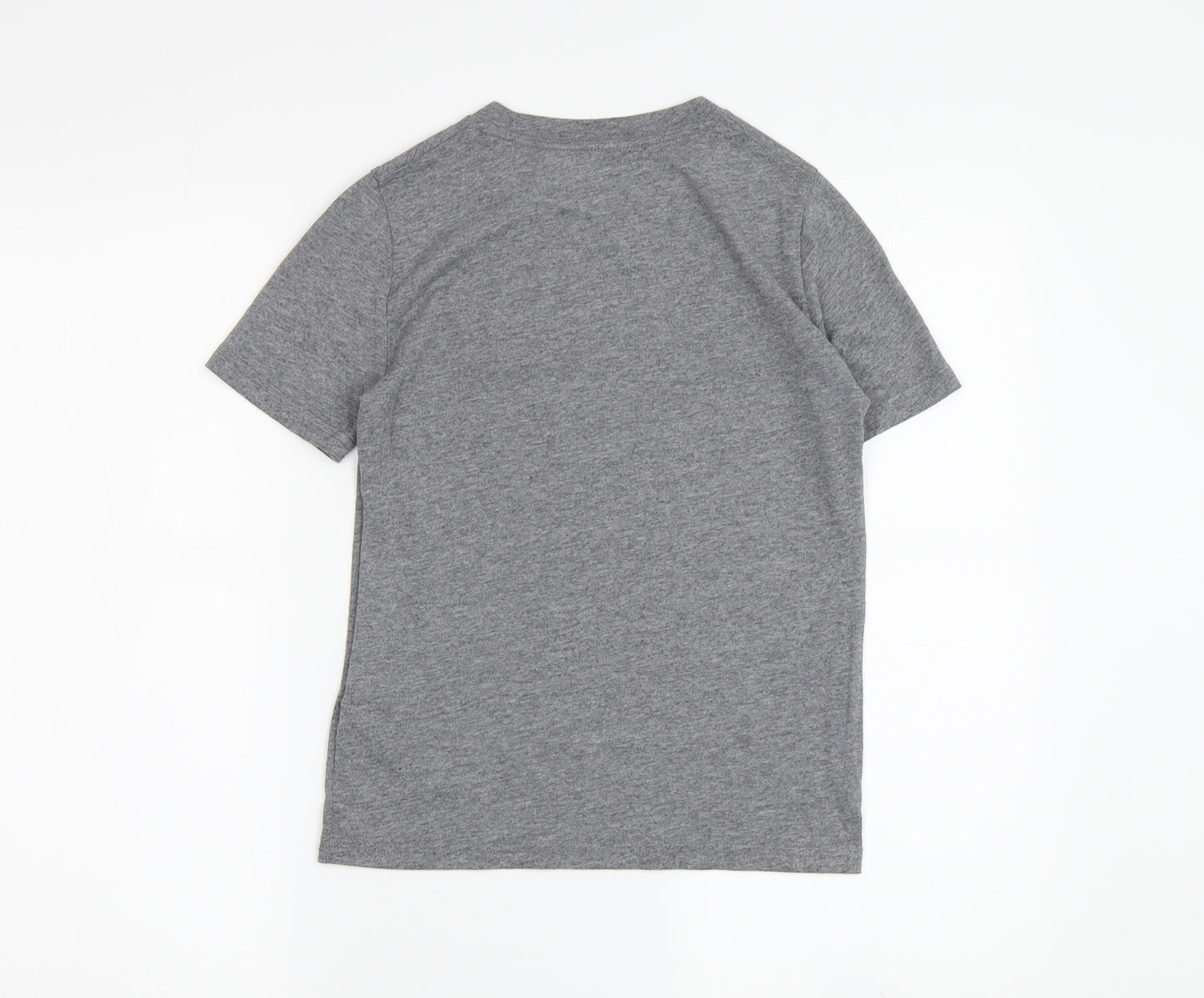 Abercrombie Kids Boys Grey Graphic T-Shirt 7-8 Years