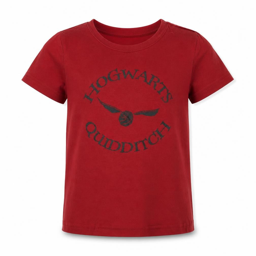 Harry Potter Boys Red T-Shirt 3-4 Years Quidditch Graphic