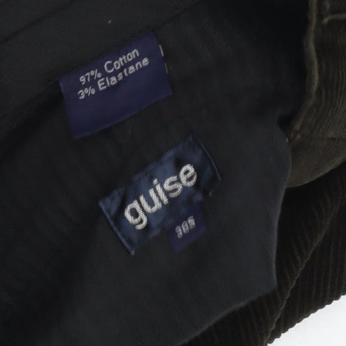 Guise Men's Black L Corduroy Trousers