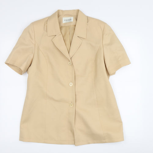 Eastex Beige Women's Jacket Size 12 Classic Formal