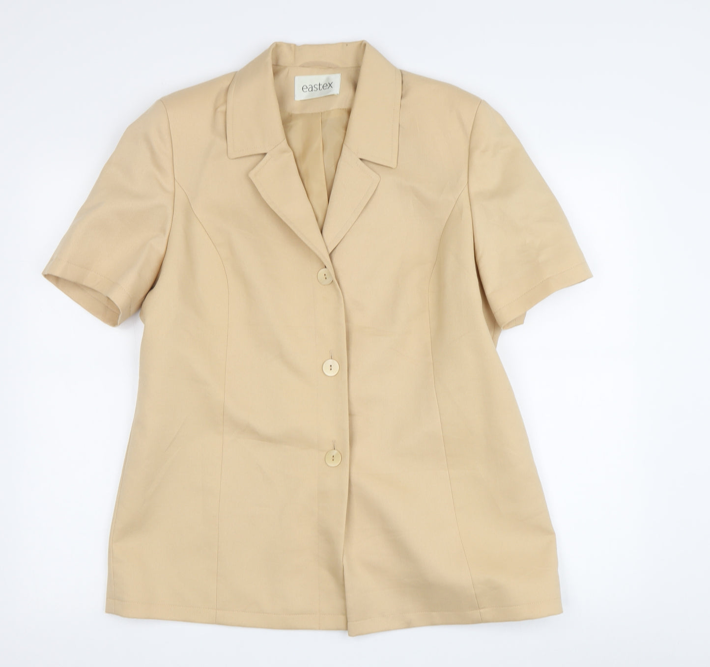 Eastex Beige Women's Jacket Size 12 Classic Formal