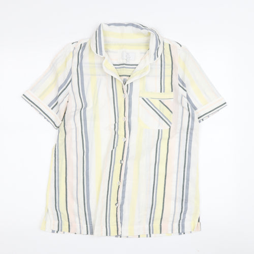 FatFace Women's Multicoloured Striped Nightshirt UK 8