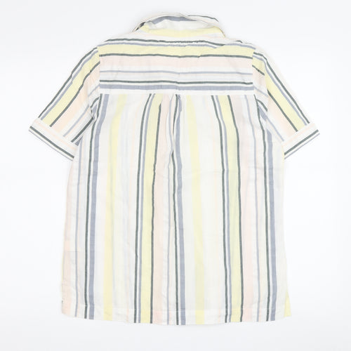 FatFace Women's Multicoloured Striped Nightshirt UK 8