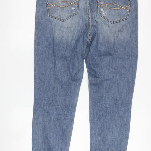 Abercrombie & Fitch Women's Blue Skinny Jeans - Size 4