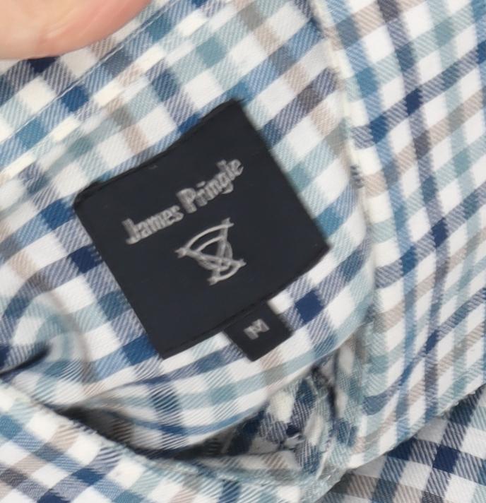 James Pringle Men's Check Shirt Multicoloured Size M