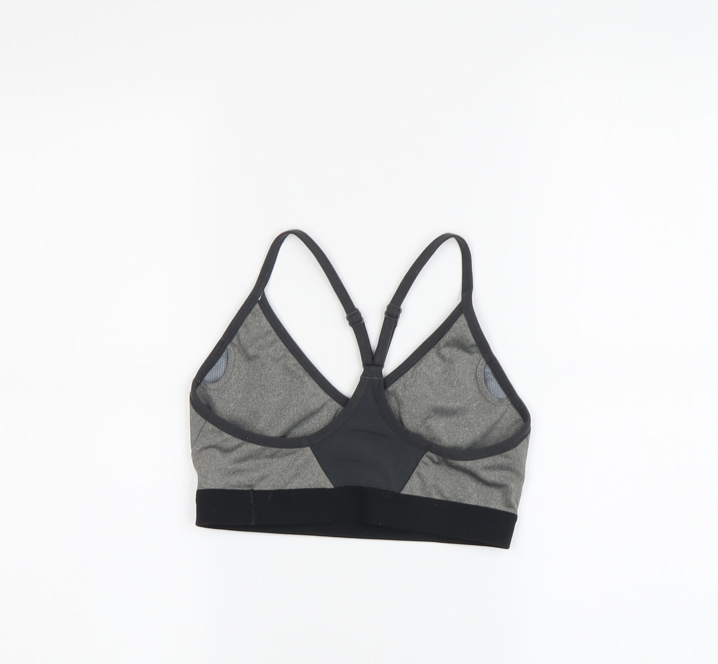 Nike Girls Grey Tank Top - S, Grey, Athletic V-Neck