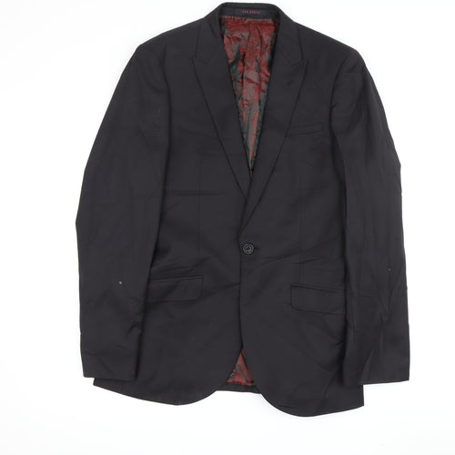 Ted Baker Men's Black Slim Fit Jacket 36R