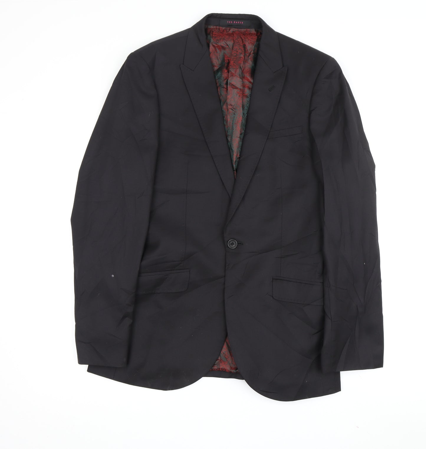 Ted Baker Men's Black Slim Fit Jacket 36R