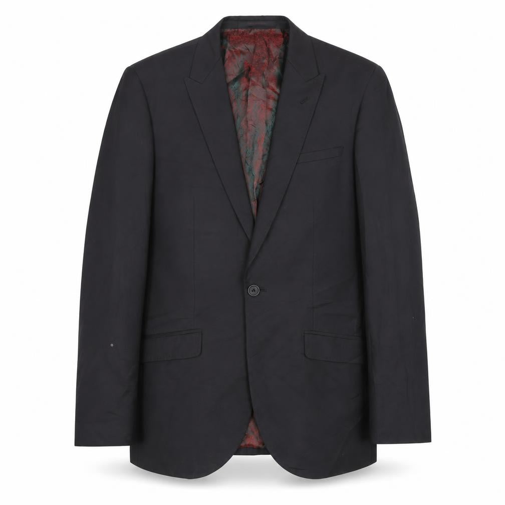 Front view of Ted Baker Men's Black Slim Fit Jacket 36R
