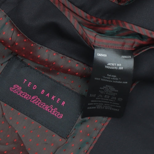 Ted Baker Men's Black Slim Fit Jacket 36R
