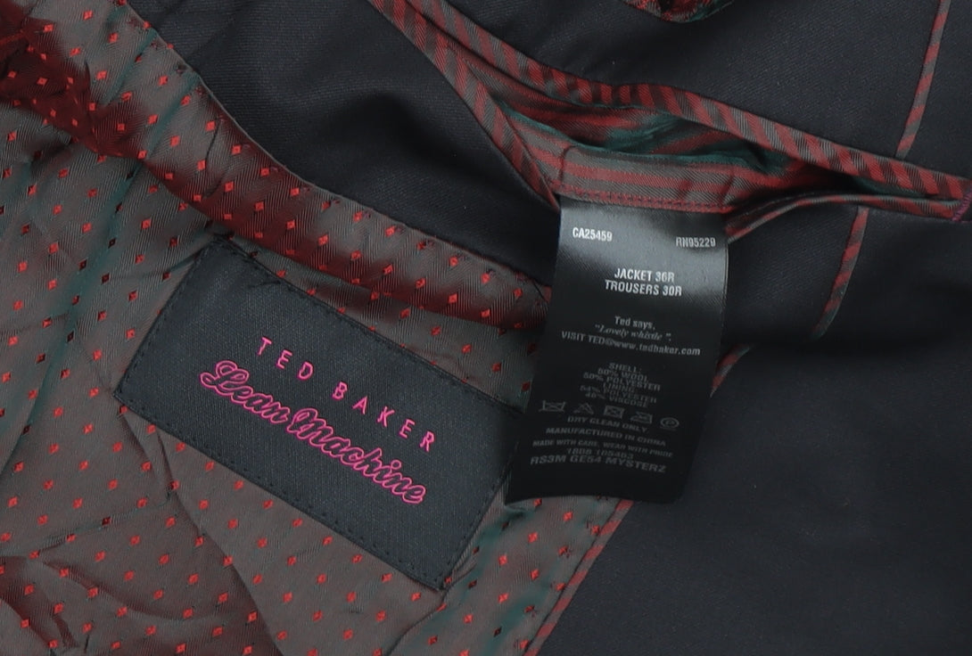 Ted Baker Men's Black Slim Fit Jacket 36R