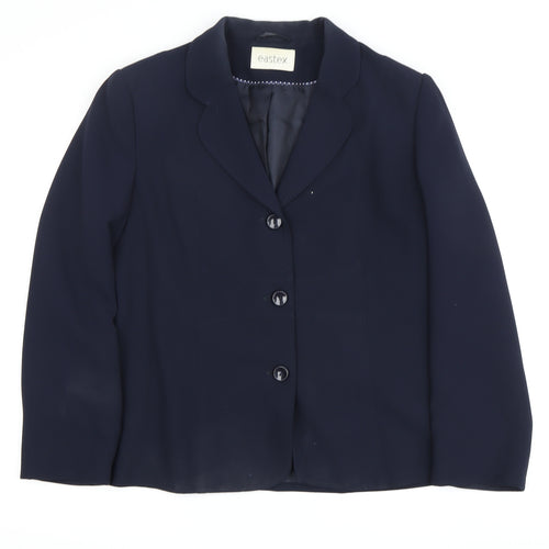 Eastex Women's Blue Blazer Size 14 Classic Business