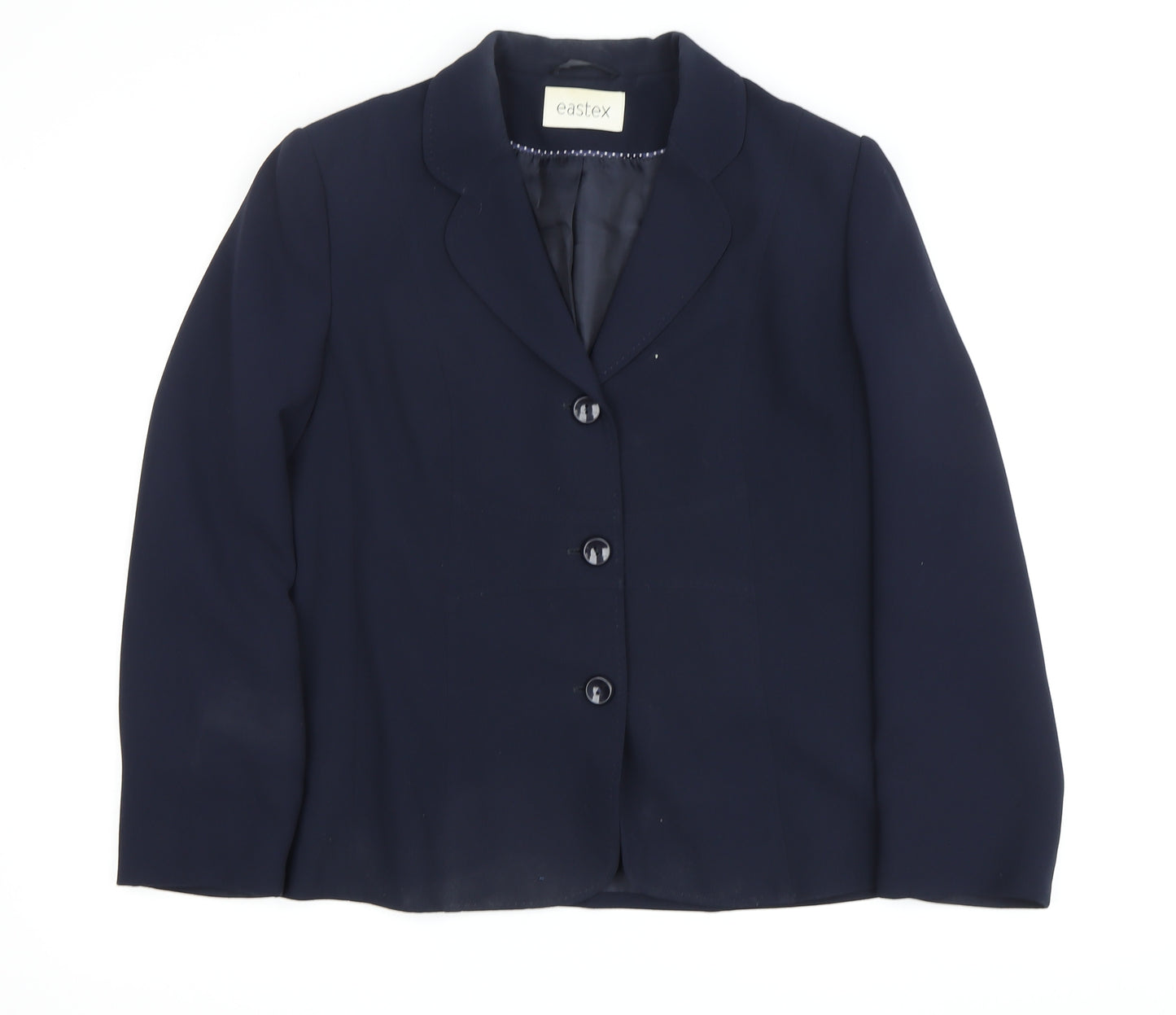 Eastex Women's Blue Blazer Size 14 Classic Business