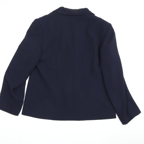 Eastex Women's Blue Blazer Size 14 Classic Business
