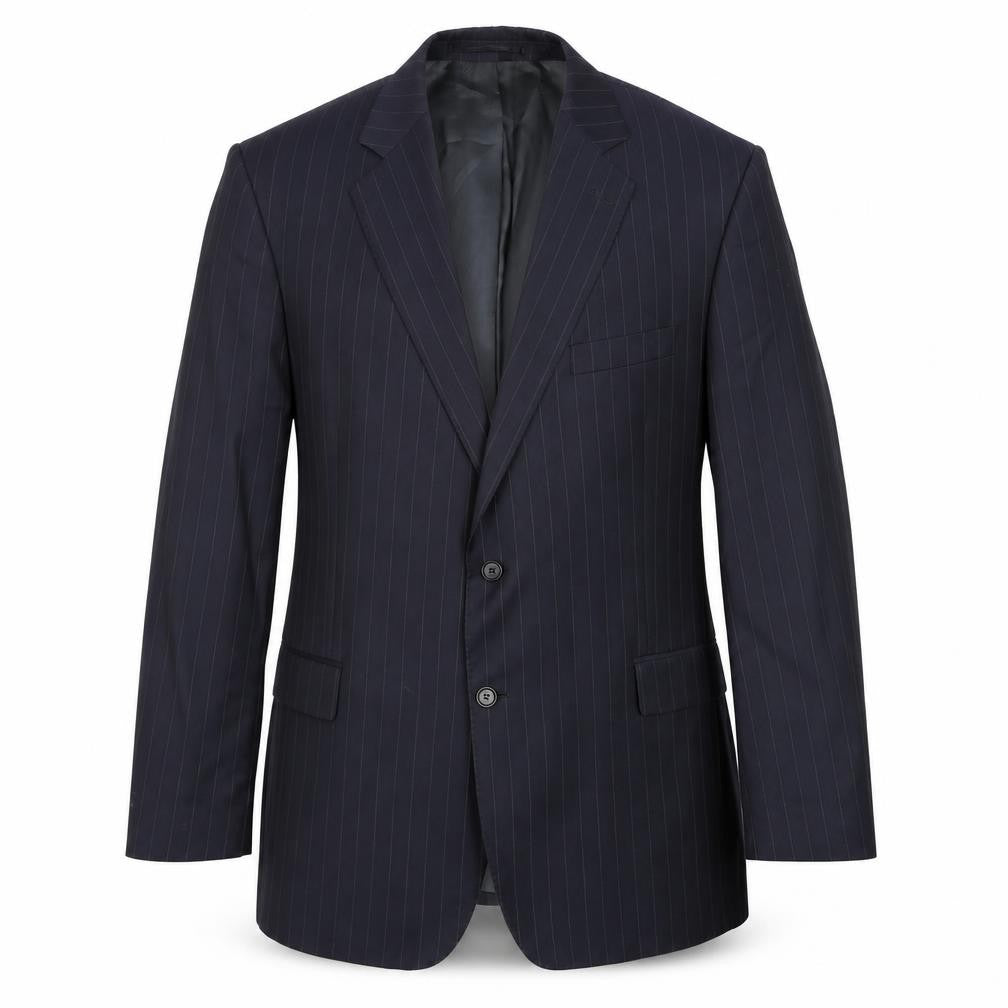Front view of Austin Reed Men's Blue 46 Blazer Single-Breasted Jacket