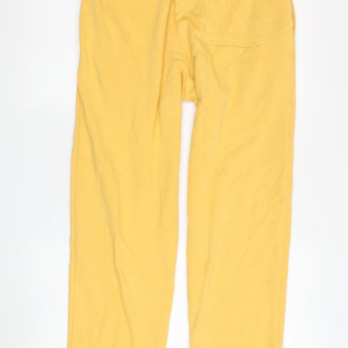 Illustrated People Yellow Joggers Unisex Adults S
