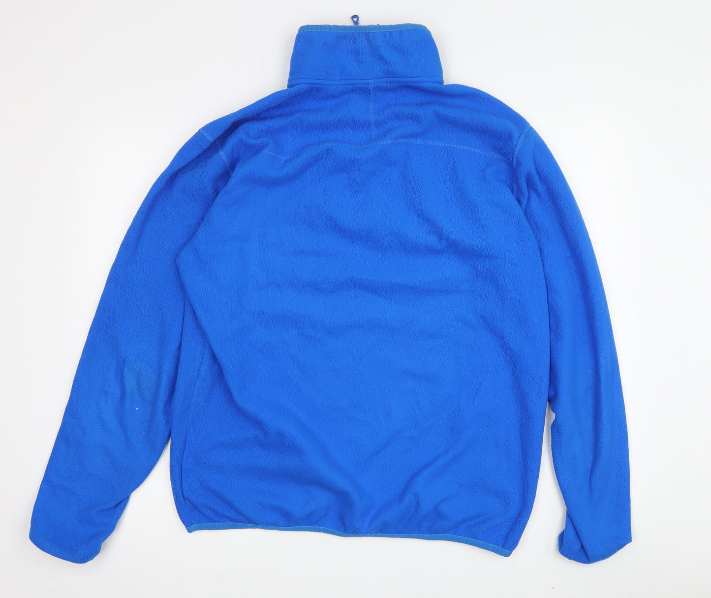 The North Face Men's Blue Fleece 1/4 Zip Sweatshirt M