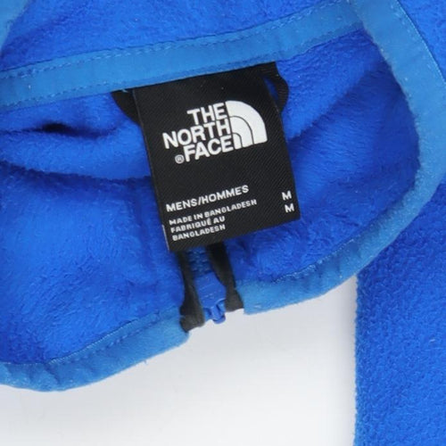 The North Face Men's Blue Fleece 1/4 Zip Sweatshirt M