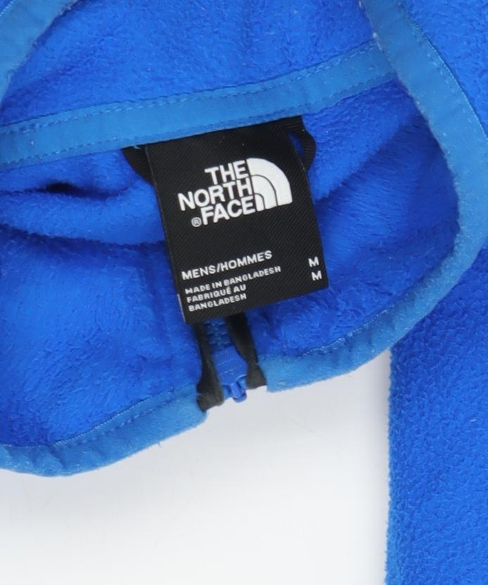The North Face Men's Blue Fleece 1/4 Zip Sweatshirt M
