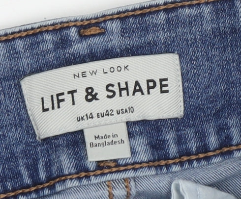 New Look Women's Blue Skinny Jeans Size 14