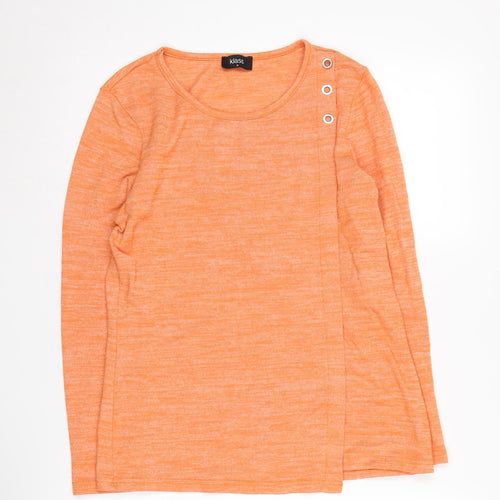 Klass Women's Orange Pullover Jumper M