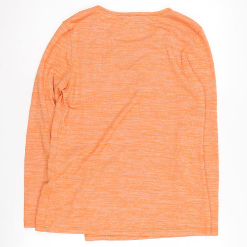 Klass Women's Orange Pullover Jumper M