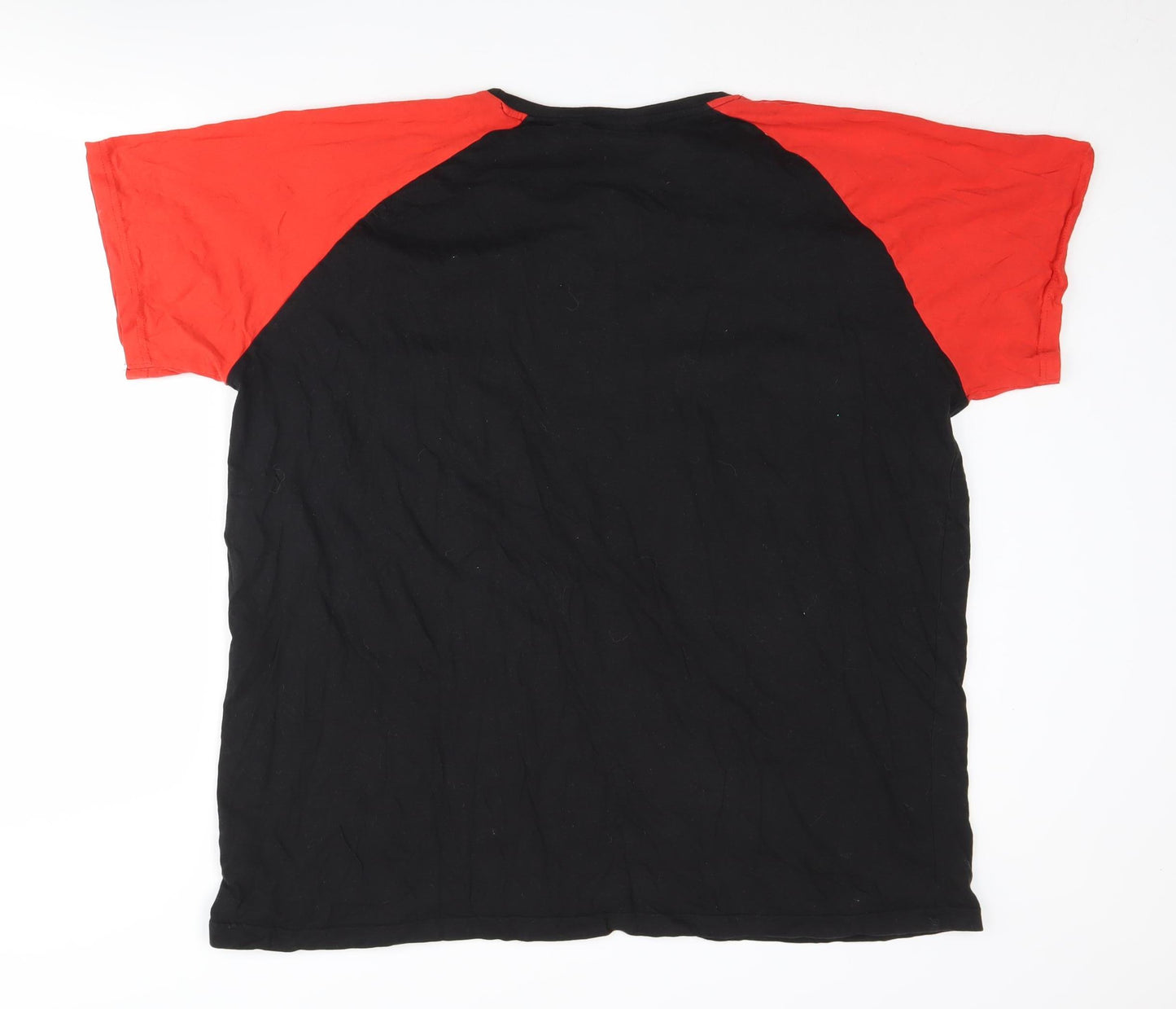 Marvel Spider-Man Men's 2XL Pyjama Top Black/Red