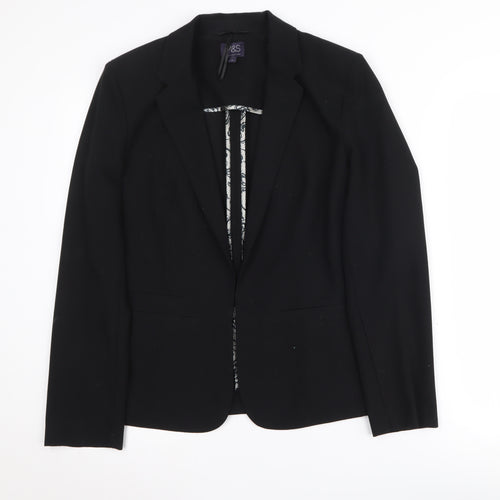 Marks and Spencer Women's Black Blazer Size 10