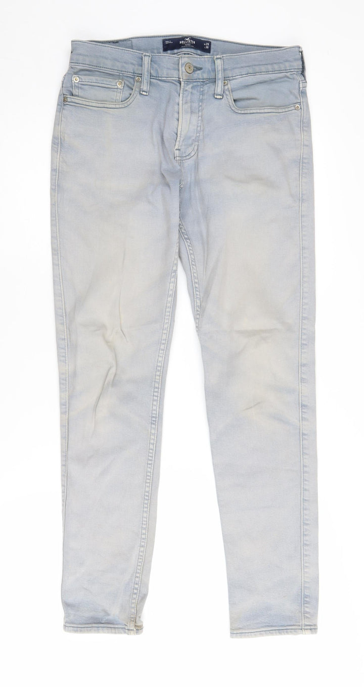 Hollister Men's Grey Skinny Jeans Size 29 - Stretch Denim