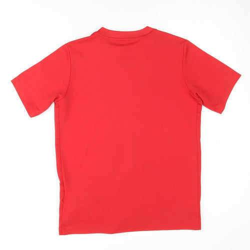 Nike Boys Red Dri-FIT T-Shirt M Football Jersey