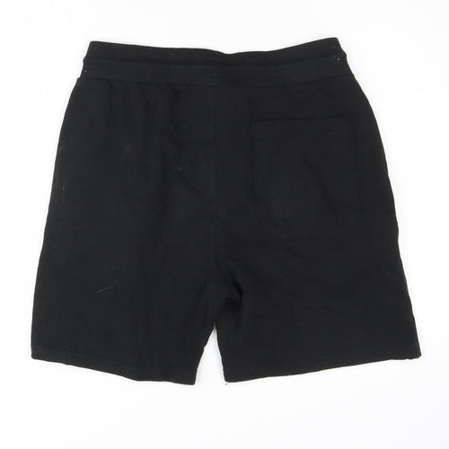 DFND Men's Black Sweat Shorts, Size L Casual Gym Wear