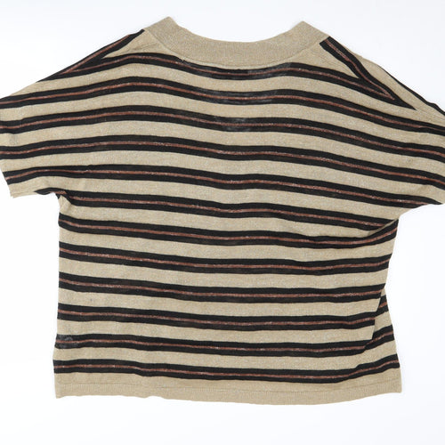 Next Women's Multicoloured XL V-Neck Pullover Jumper
