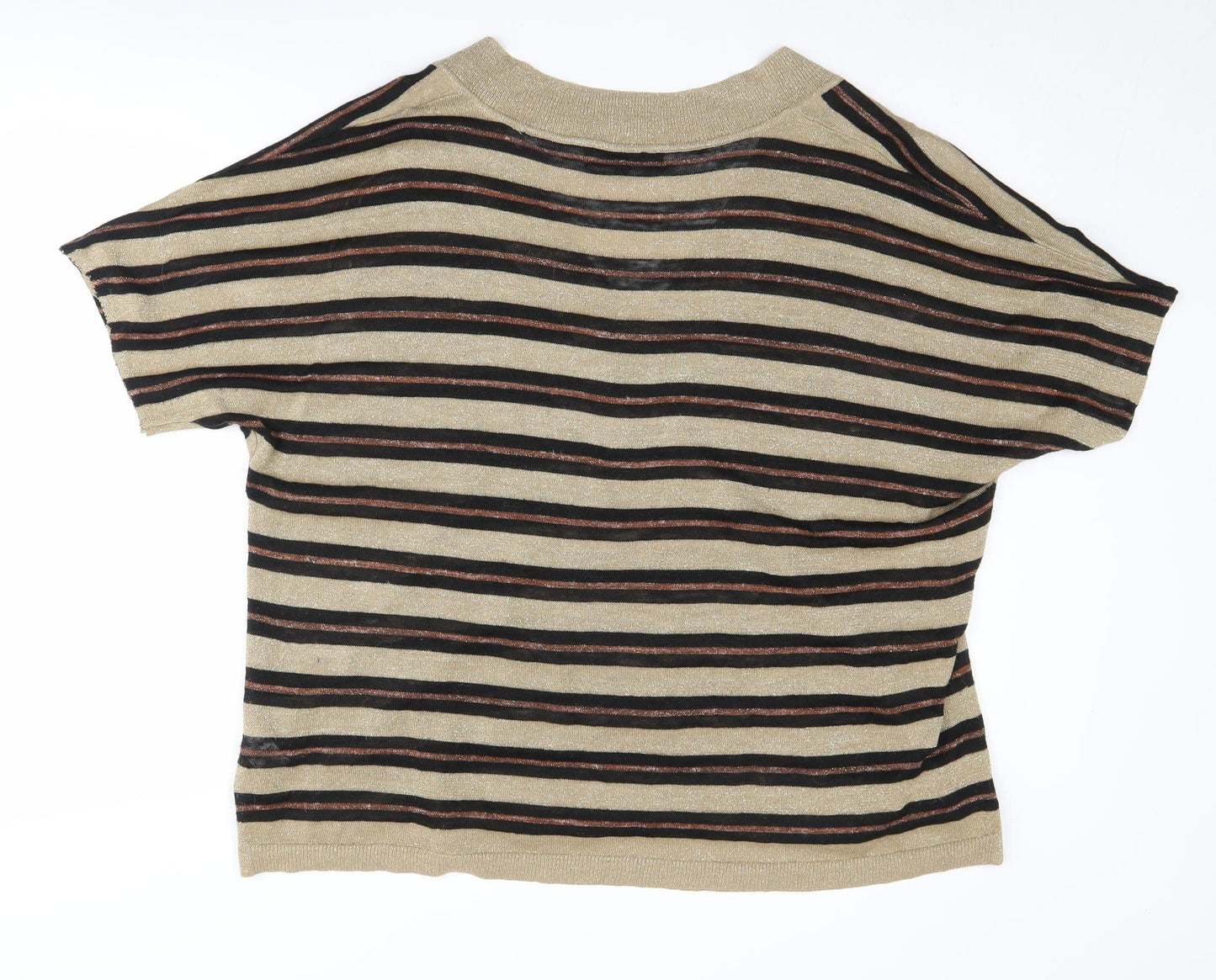 Next Women's Multicoloured XL V-Neck Pullover Jumper