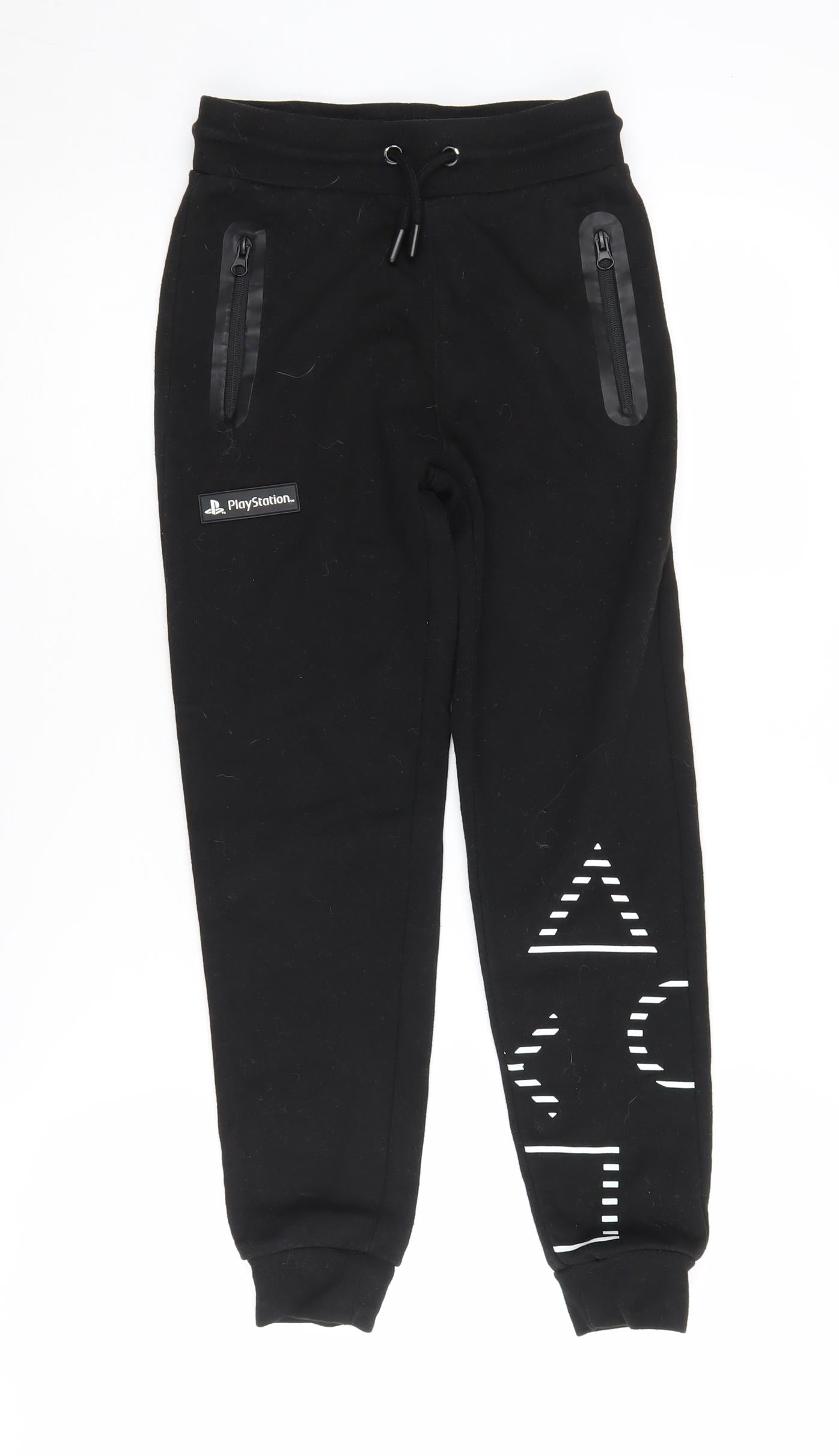 PlayStation Boys Black Jogger Trousers 9-10 Years