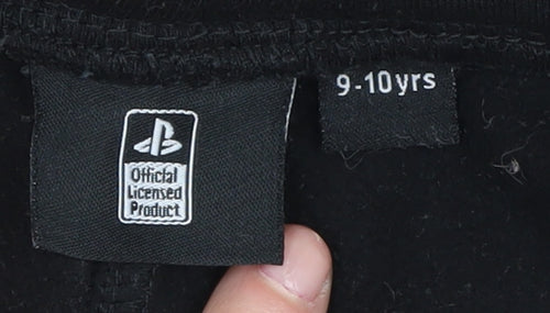 PlayStation Boys Black Jogger Trousers 9-10 Years