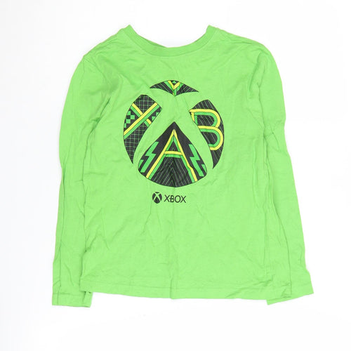 Xbox Boys Green Graphic Long Sleeve T-Shirt 8-9 Years